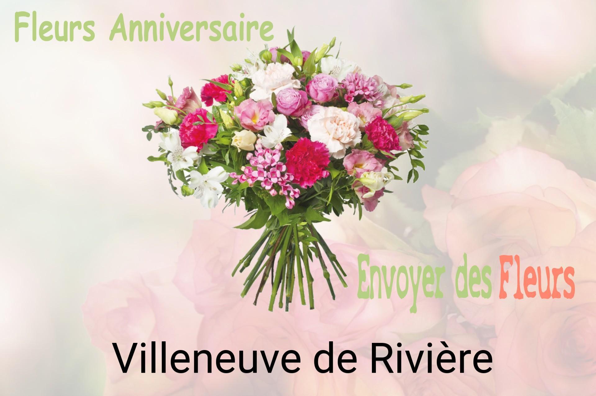 Bouquet de fleurs d’anniversaire livré à Villeneuve-de-Rivière