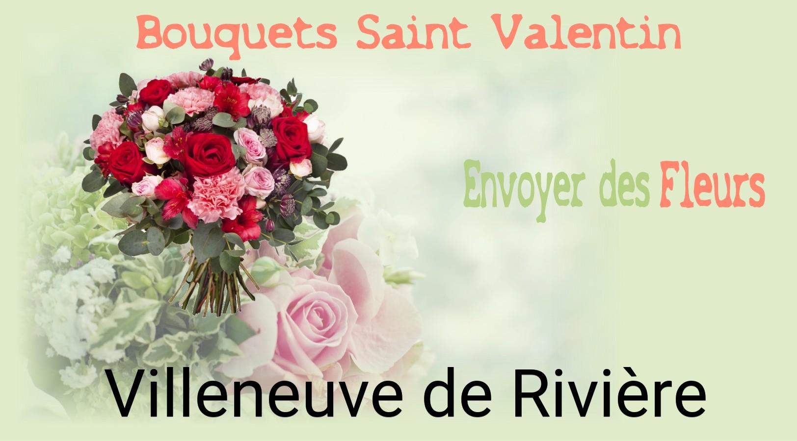 Roses de Saint-Valentin livrées à Villeneuve-de-Rivière